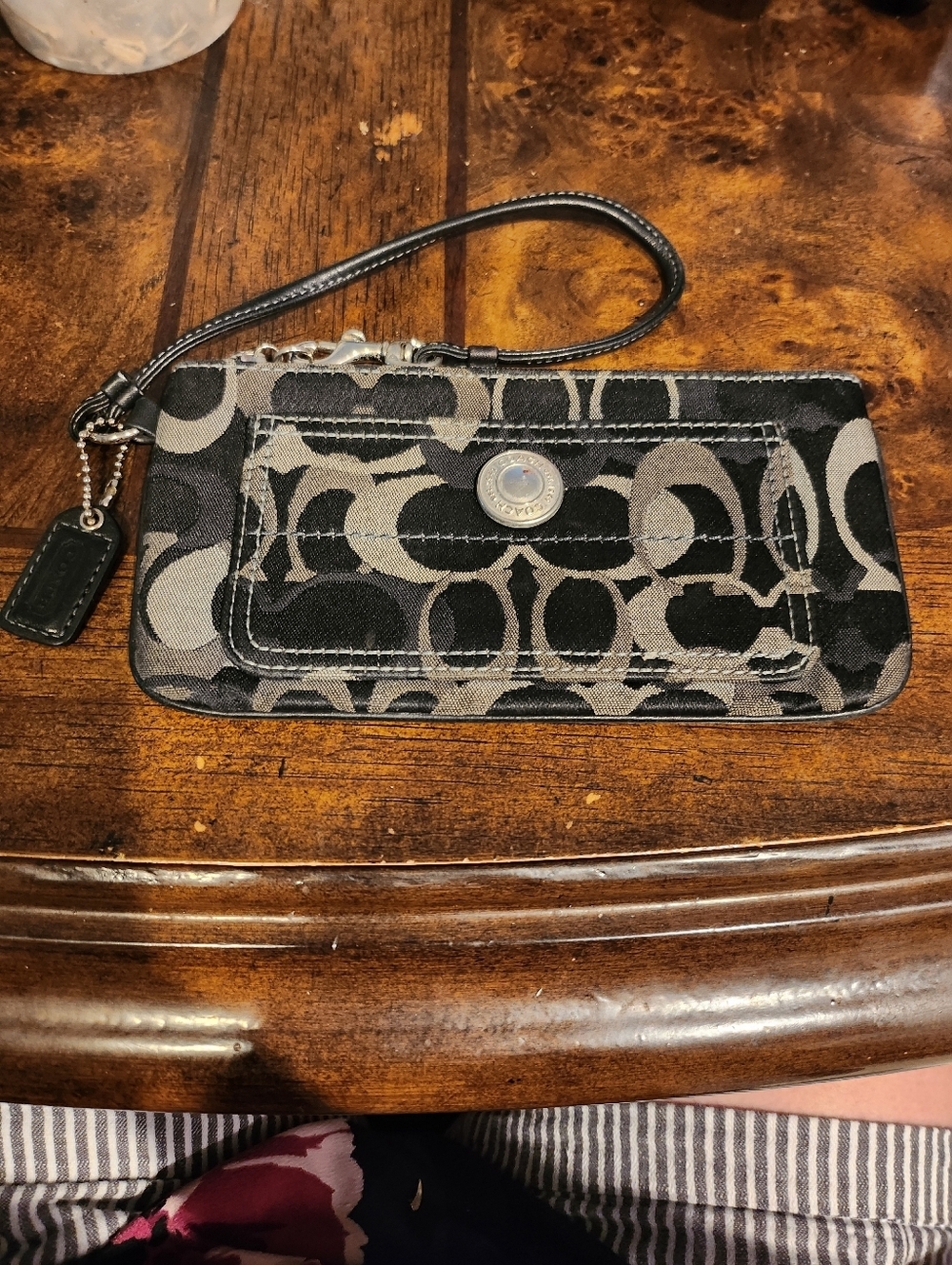 Coach Signature Wristlet